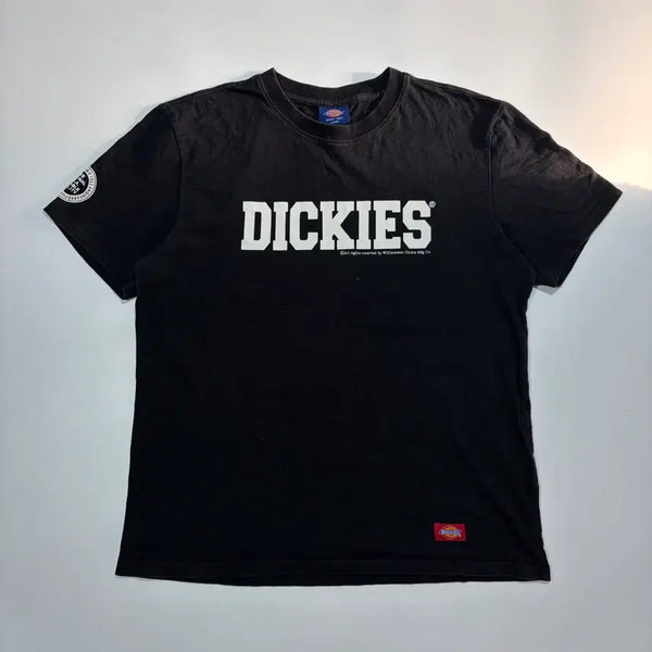 [BUNJANG] Dickies Logo Short Sleeve T-Shirt Black / 디키즈 로고 반팔 티셔츠 블랙