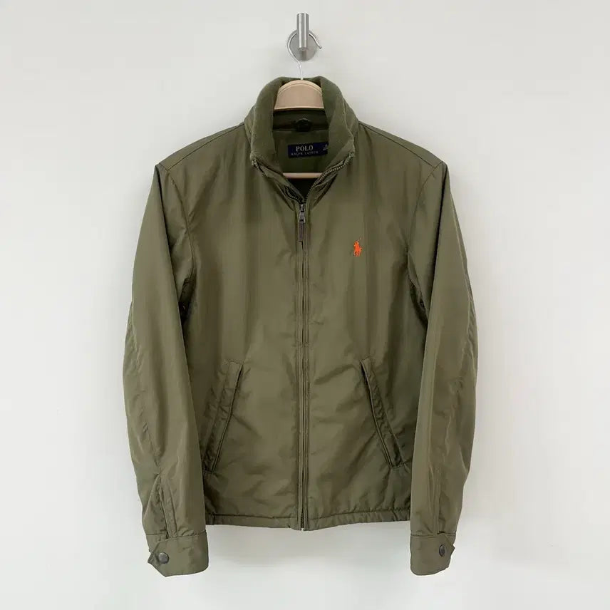 [BUNJANG] Ralph Lauren Khaki Windbreaker Jumper (Authentic) / 폴정품)로 랄프로렌 카키색 바람막이 점퍼