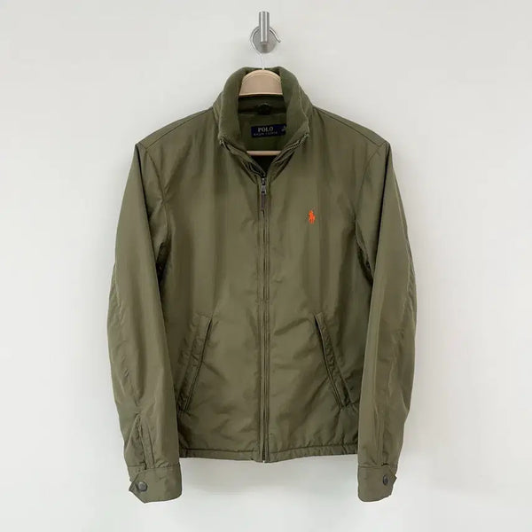 [BUNJANG] Ralph Lauren Khaki Windbreaker Jumper (Authentic) / 폴정품)로 랄프로렌 카키색 바람막이 점퍼