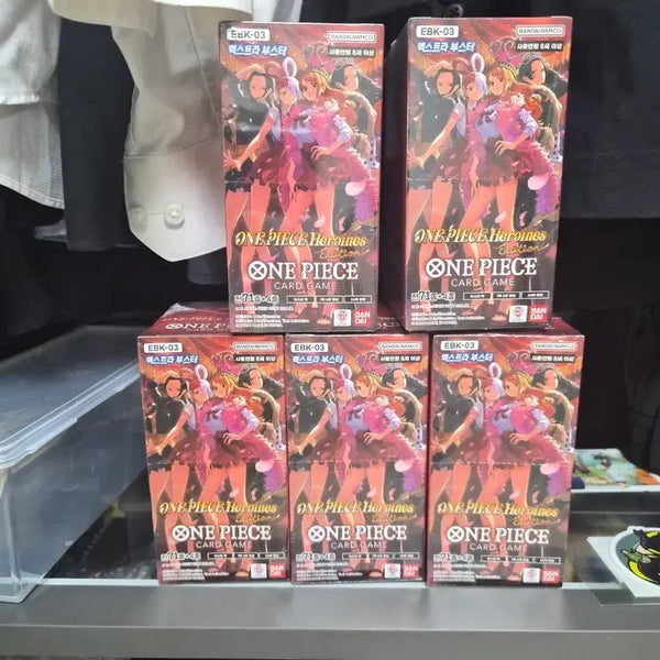 [BUNJANG] One Piece Card Game Extra Booster Edition Heroines 5 Box Bundle / 원피스 카드 게임 엑스트라 부스터 에디션 히로인즈 5박스 슈링크O