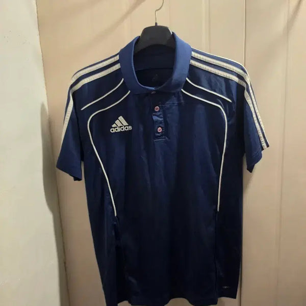 [BUNJANG] Adidas Performance Collar T-shirt Navy / 105 아디다스 기능성 카라티 네이비
