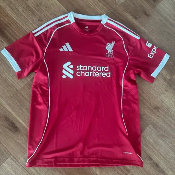 [BUNJANG] Liverpool 25/26 Home Jersey (Long Sleeve, No Patch) / 리버풀 25 26 홈 유니폼