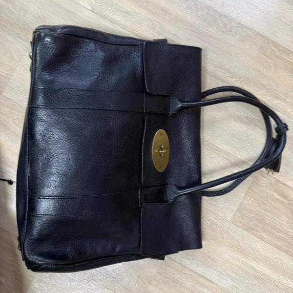 [BUNJANG] Mulberry Bayswater Tote Bag Black Leather / 멀버리 베이스워터 토트백 블랙