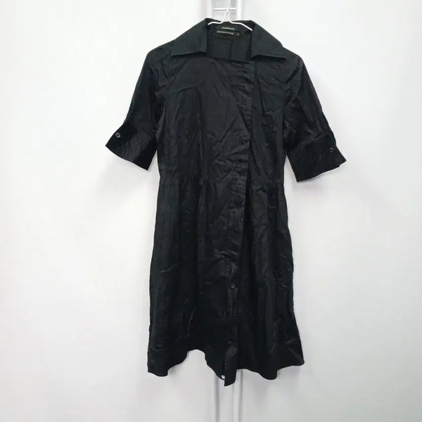 [BUNJANG] Club Monaco Shirt Dress Short Sleeve / 클럽모나코 셔츠형 반팔 원피스 44
