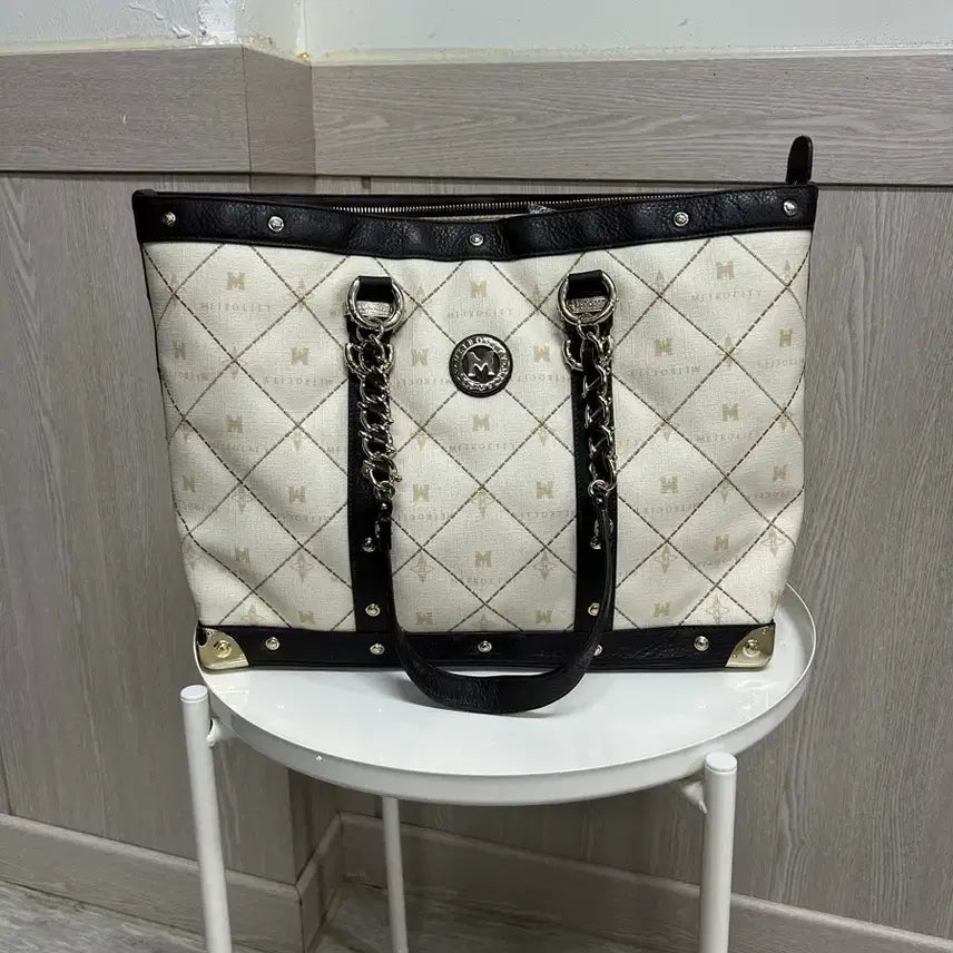 [BUNJANG] MCM Quilting Shopper Bag / 메트로시티 퀼팅 쇼퍼백