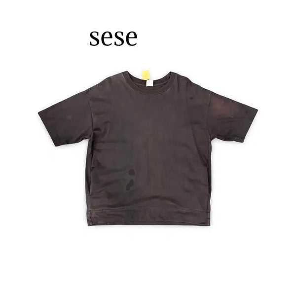 [BUNJANG] Sese Custom Sun Fading T-Shirt / (100) sese 썬페이딩 커스텀 반팔
