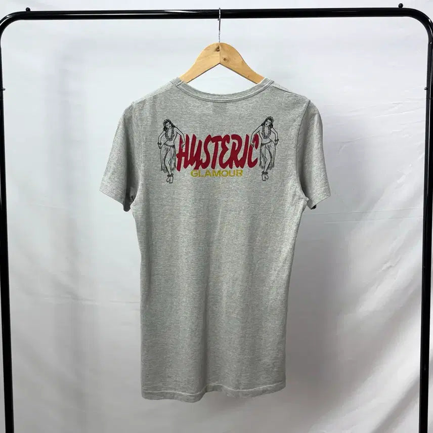 [BUNJANG] Hysteric Glamour Hoola Girl Short Sleeve T-Shirt / 히스테릭 글래머 훌라 걸 반팔 티셔츠