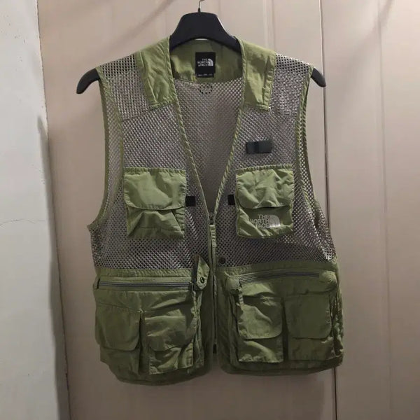 [BUNJANG] The North Face 95 Mesh Summer Vest Khaki / 95 노스페이스 메쉬 여름 조끼 카키