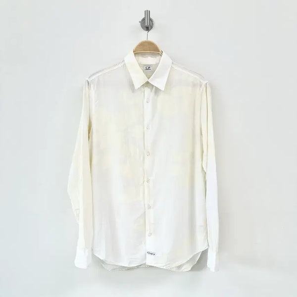 [BUNJANG] C.P. Company White Shirt / 정품) C.P컴퍼니 셔츠 화이트