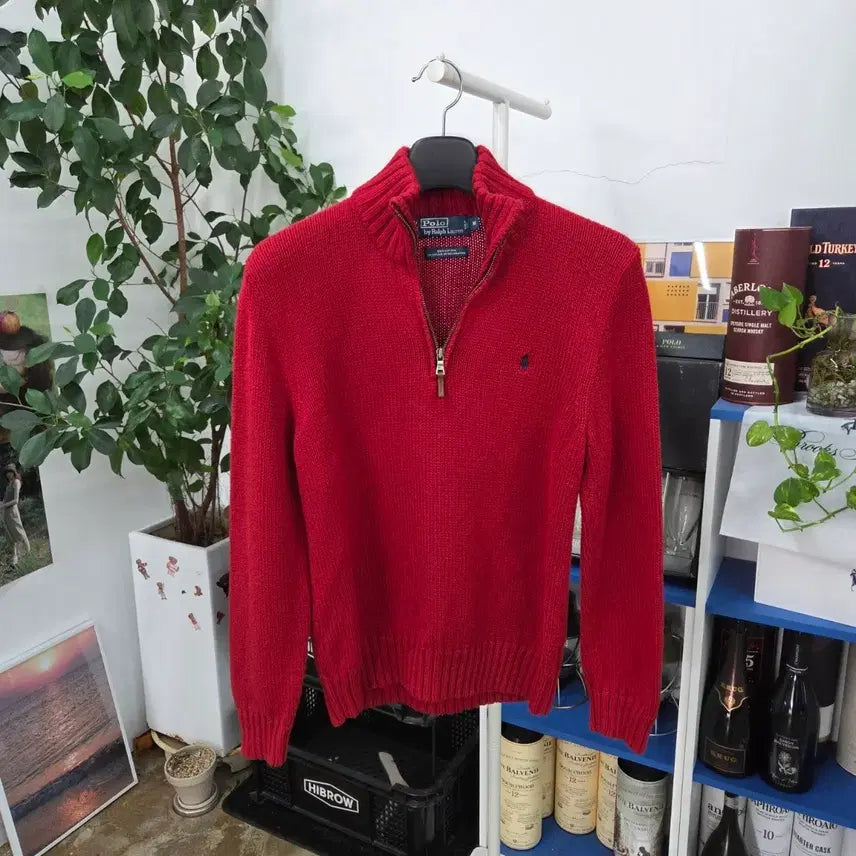 [BUNJANG] Polo Ralph Lauren Pullover Half-Zip Cotton Knit M / 폴로랄프로렌 풀오버 하프집업 코튼니트 M