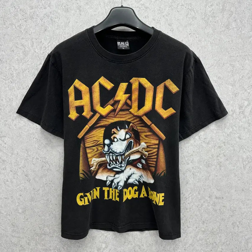 [BUNJANG] AC/DC 100 Vintage Band T-Shirt / 100 AC/DC 빈티지 남자 반팔 밴드티