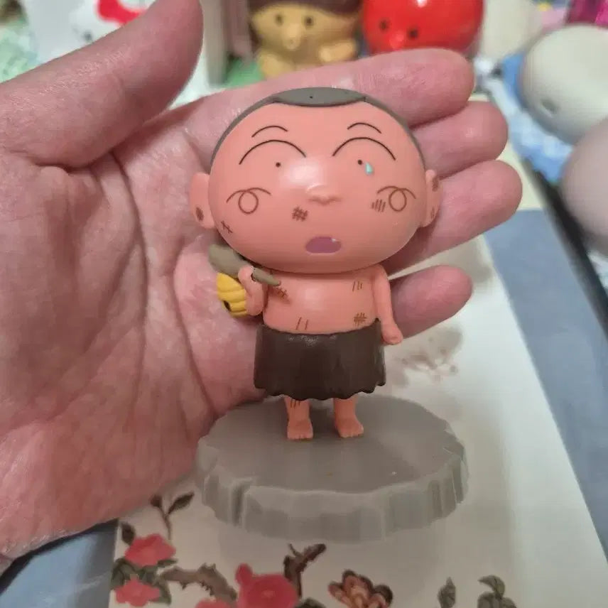 [BUNJANG] Crayon Shin-chan Primitive Era Hoon Character Figure / 짱구는못말려 원시시대 원시인 훈이 피규어