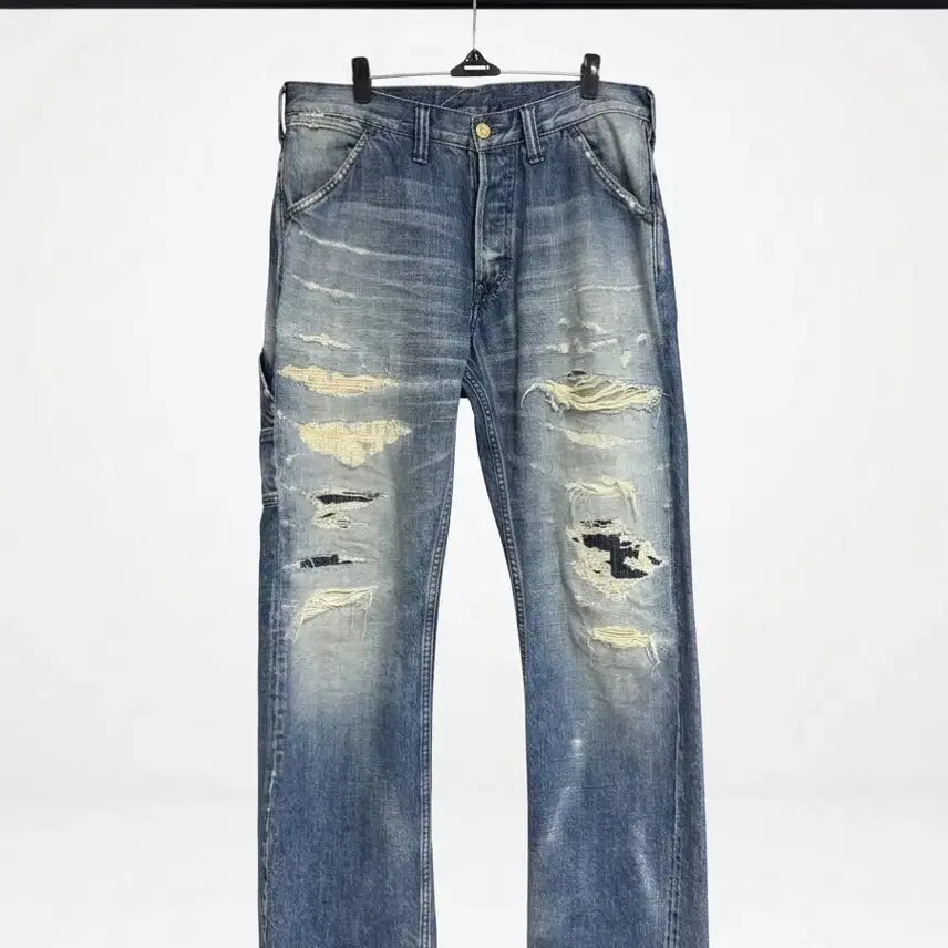 [BUNJANG] Fullcount 1975 Selvage Denim Pants Regular Semi-Wide Fit / 풀카운트 셀비지 데님팬츠 (fullcount 1975)