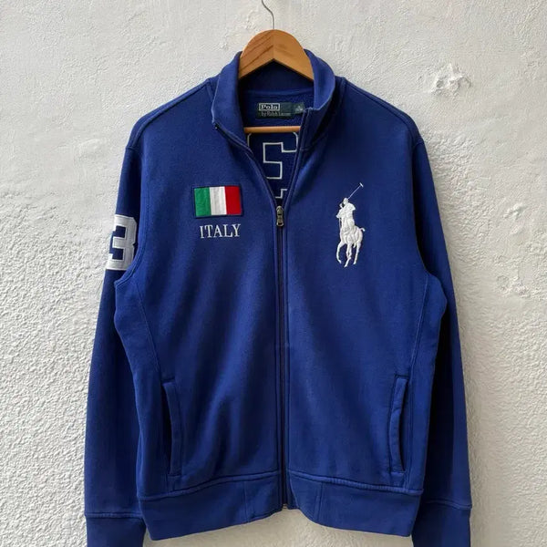 [BUNJANG] Polo Ralph Lauren Big Pony Italian Zip-Up - Size M / [M] 폴로 빅포니 이태리 집업