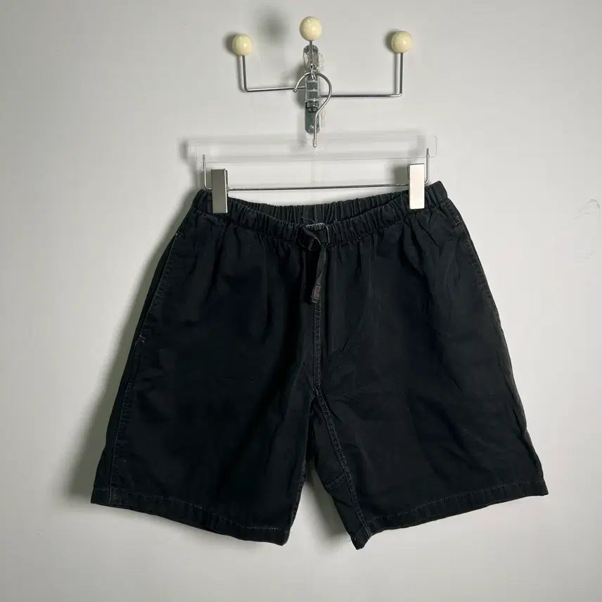 [BUNJANG] Gramicci Black Cotton Banding Shorts M / Gramicci 그라미치 블랙 코튼 밴딩 반바지 M