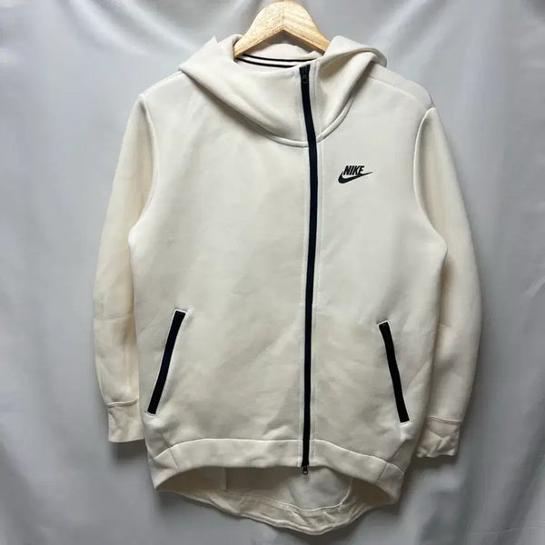 [BUNJANG] Nike Tech Fleece White Hooded Zip-Up (Women's S) / [정품/우먼스S] 나이키 신형 테크팩 화이트 후드집업