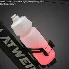 [BUNJANG] ATWEINA Magnetic Warning Light Bicycle Water Bottle Cage for Road/Mini Velo/Fixie / (새상품)자전거 물통 거치대 자석식 경고등 포함 로드 미니벨로 픽시