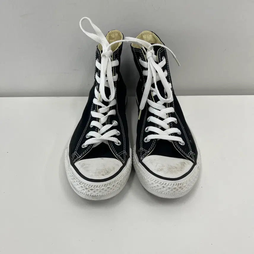 [BUNJANG] Converse Chuck Taylor All Star Classic High Black / 컨버스 척테일러 올스타 클래식 하이 블랙 270