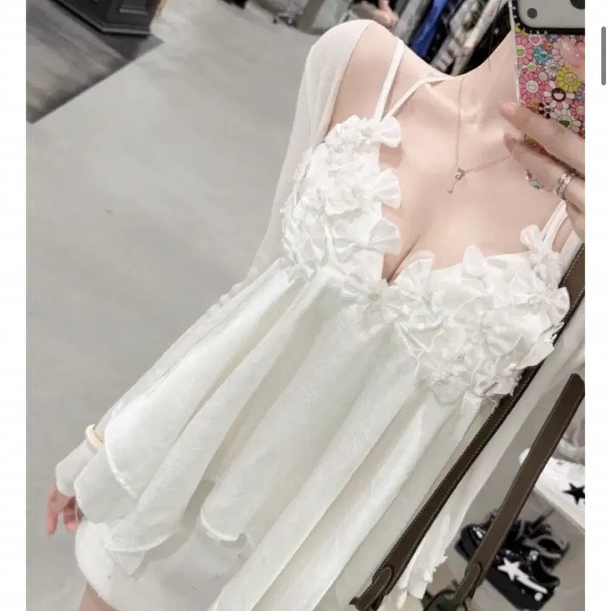 [BUNJANG] Satin Ribbon Blouse / 새틴 리본블라우스
