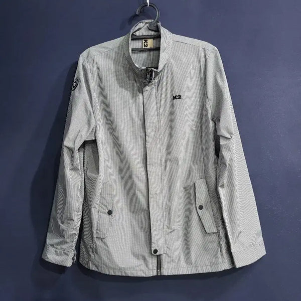 [BUNJANG] K2 Gingham Windbreaker Jacket / K2 홀겹 깅엄 바람막이 자켓