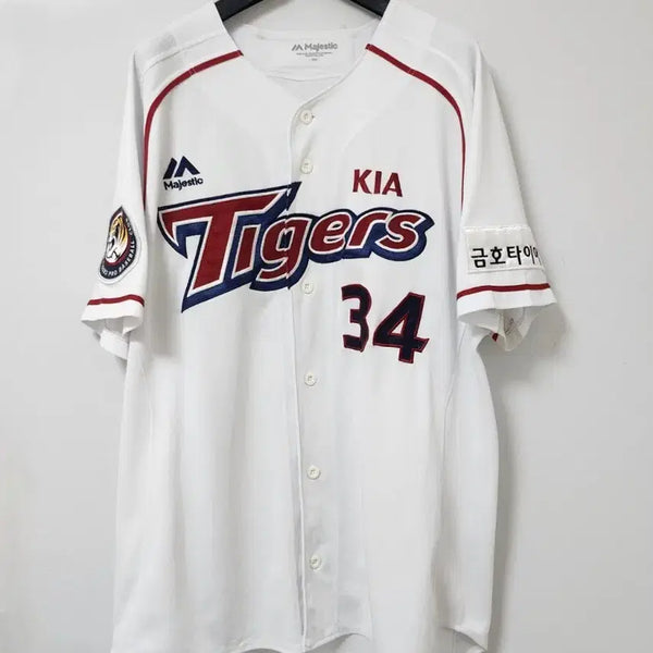 [BUNJANG] Kia Tigers Baseball Uniform #34 (Choi Hyung-woo) / 기아 타이거즈 야구 유니폼 34번
