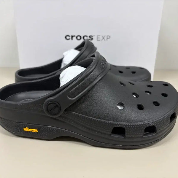 [BUNJANG] Crocs Vibram Clog Black Size 250 / [250] 크록스 비브람 클로그 블랙