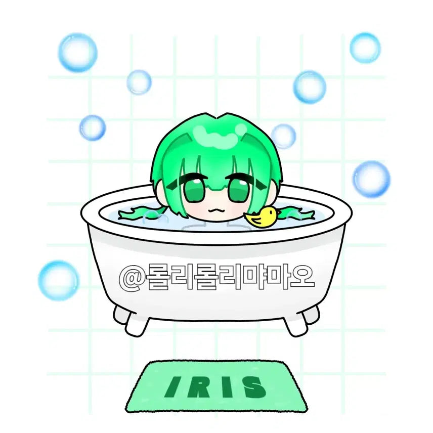 [BUNJANG] Bubble Bath SD Custom Art Commission / 보글보글 욕조 SD 고정틀 커미션