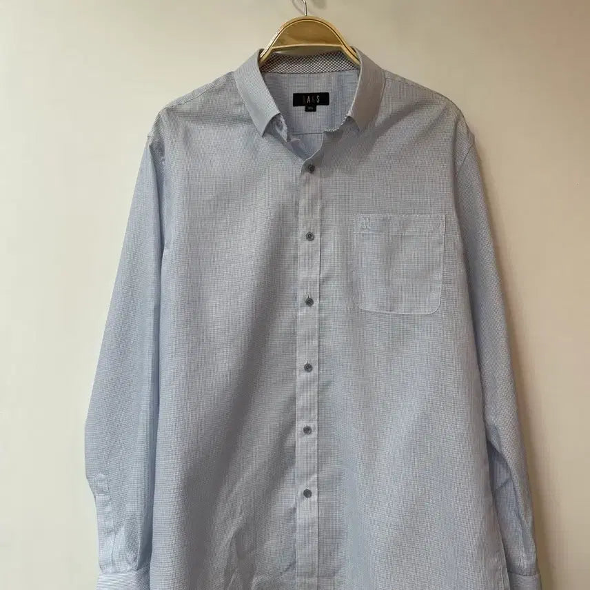 [BUNJANG] Daks Check Pattern Shirt (Size 105) / 닥스 체크패턴 셔츠 105