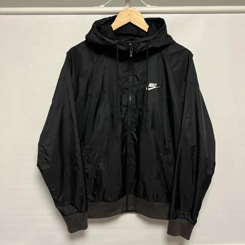 [BUNJANG] Nike Windrunner Woven Jacket Black / [정품/M] 나이키 윈드러너 우븐 블랙 바람막이