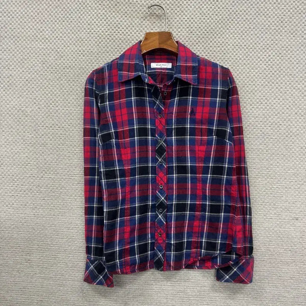 [BUNJANG] Beanpole Check Shirt 90 / 빈폴 체크 셔츠 90 H00698