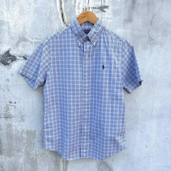 [BUNJANG] Polo Ralph Lauren Checked Short-Sleeve Shirt / Polo 폴로 체크 반팔 셔츠