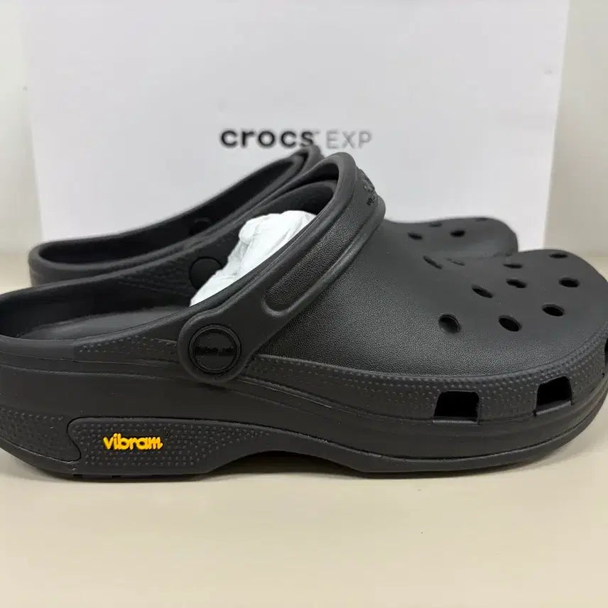 [BUNJANG] Crocs Vibram Clog Black 265 / [265] 크록스 비브람 클로그 블랙