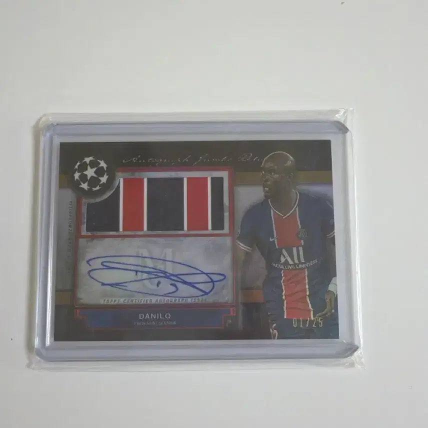[BUNJANG] Danilo Limited Edition Autograph Soccer Card / 다닐루 축구카드