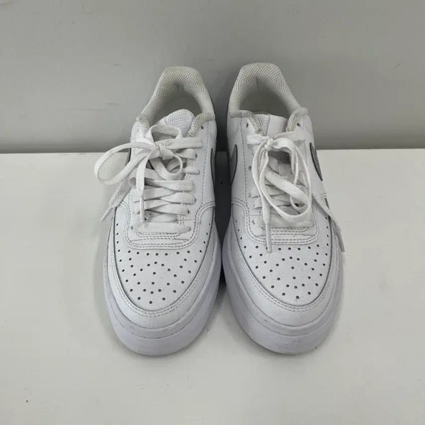 [BUNJANG] Nike Court Vision Alta LTR White Metallic Platinum 240 / NIKE 나이키 코트 비전 알타 LTR 화이트 메탈릭 플래티넘 240