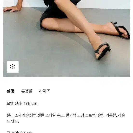 [BUNJANG] Zara Jelly Slingback Mule / 자라 젤리 슬링백 뮬