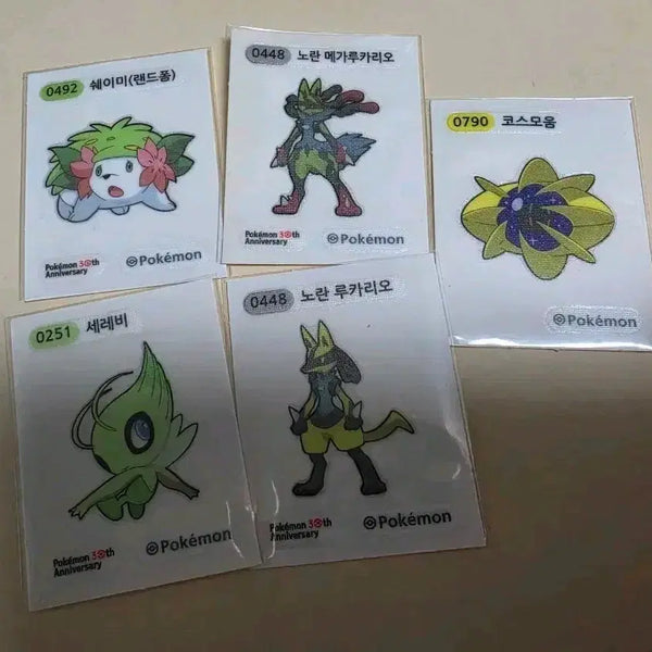 [BUNJANG] Pokemon Stickers Set / 포켓몬 띠부씰 세트