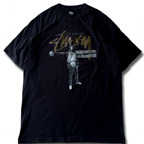 [BUNJANG] Stussy Statue of Liberty 8-Ball Graphic T-Shirt / 스투시 자유의 여신상 8볼 그래픽 티셔츠