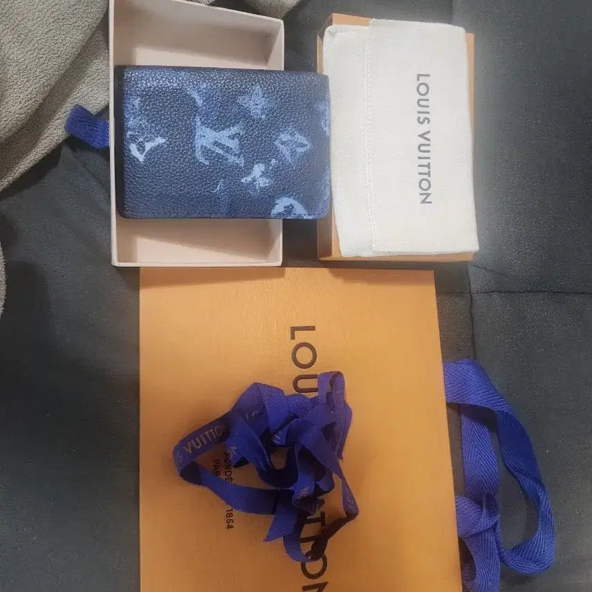 [BUNJANG] Louis Vuitton Limited Edition Pocket Organizer Ink Watercolor Monogram M80463 / (한정판)루이비통 포켓 오거나이저 잉크 워터 컬러 모노그램, M80463