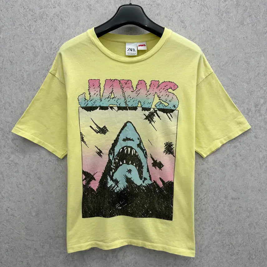 [BUNJANG] Zara JAWS Men's Short Sleeve T-Shirt XL / 105 자라 JAWS 남자 반팔 티셔츠