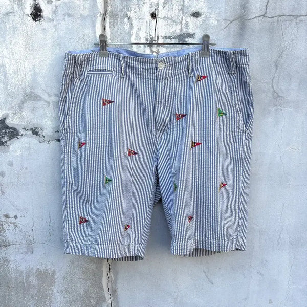 [BUNJANG] Polo Ralph Lauren Striped Seersucker Shorts / Polo 폴로 스트라이프 시어서커 반바지