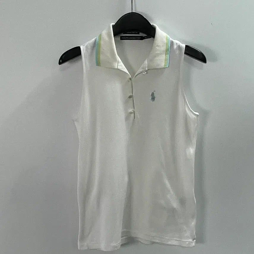 [BUNJANG] Polo Ralph Lauren Women's Slim Fit Sleeveless Top / 폴로 랄프로렌 우먼스 슬림핏 슬리브리스 (on.1588)
