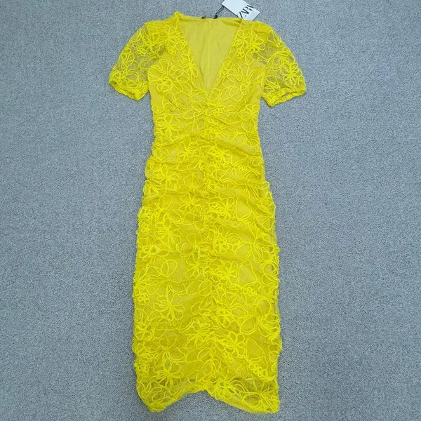 [BUNJANG] Zara Short Sleeve Dress (EUR S) / EUR S 새상품 자라 반팔 원피스 | 0724B12