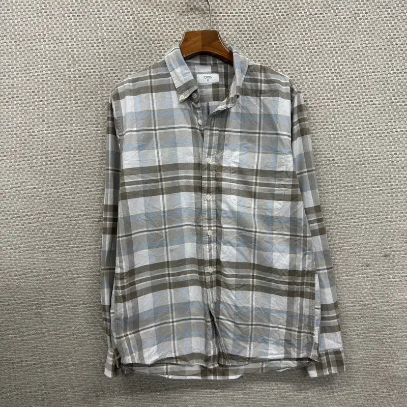 [BUNJANG] TOPTEN Check Pattern Shirt 95 / 탑텐 체크 셔츠 95 H00697