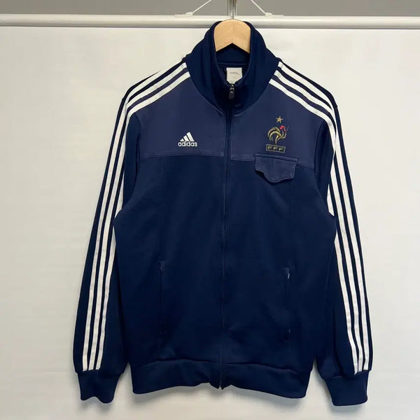 [BUNJANG] Adidas France National Football Team Tricolor Navy Track Top Jersey / [정품/105] 아디다스 프랑스 축구 국대 삼선 네이비 트랙탑 져지