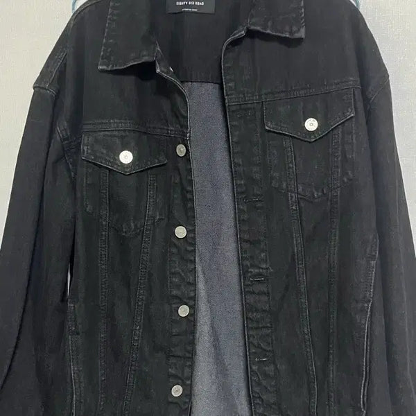 [BUNJANG] 8seconds Black Denim Jacket M / 에잇식스로드 블랙데님 자켓 M사이즈