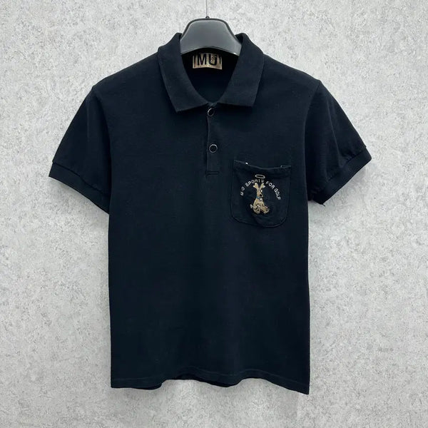 [BUNJANG] MU Sports Women's Golf Short Sleeve Polo Shirt Size 95 (M) / 95 MU 스포츠 골프 여자 반팔 카라티