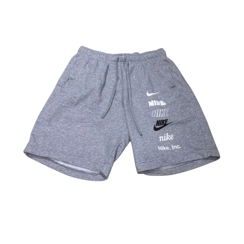 [BUNJANG] Nike Grey Multi-Logo Shorts (Size M) / M 나이키 그레이 멀티로고 반바지