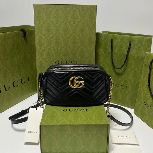 [BUNJANG] Gucci Marmont Matelassé Small Shoulder Bag / (정품)(풀구성)구찌 마몬트 마틀라세 스몰 숄더백
