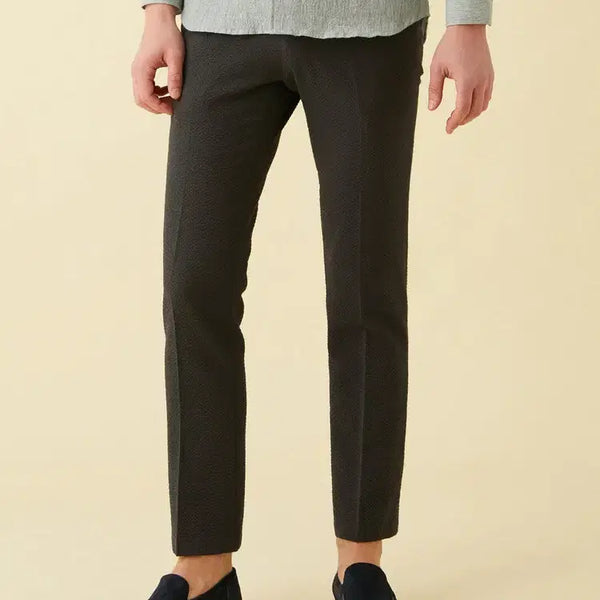 [BUNJANG] Daks Men's Cotton Blend Embossed Pants Khaki 33 / 닥스맨 엠보 면혼방 팬츠 33 40 새제품