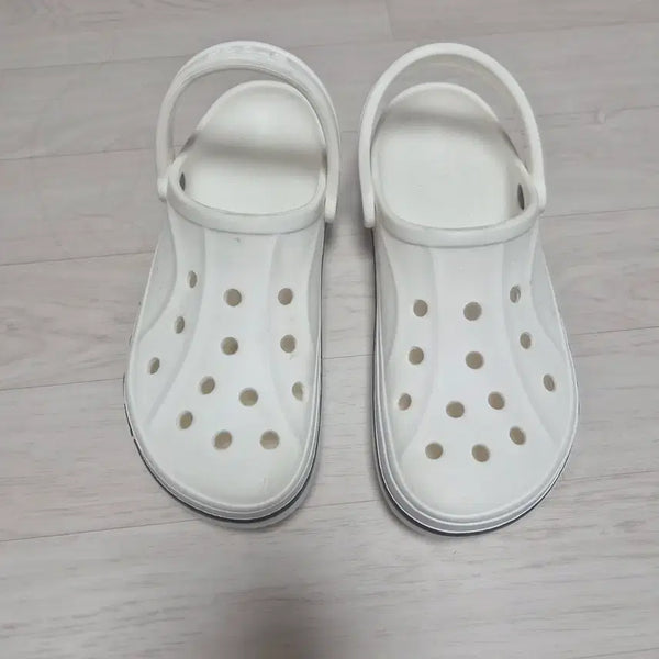 [BUNJANG] Crocs Size 280 White Sandals / 크록스280호